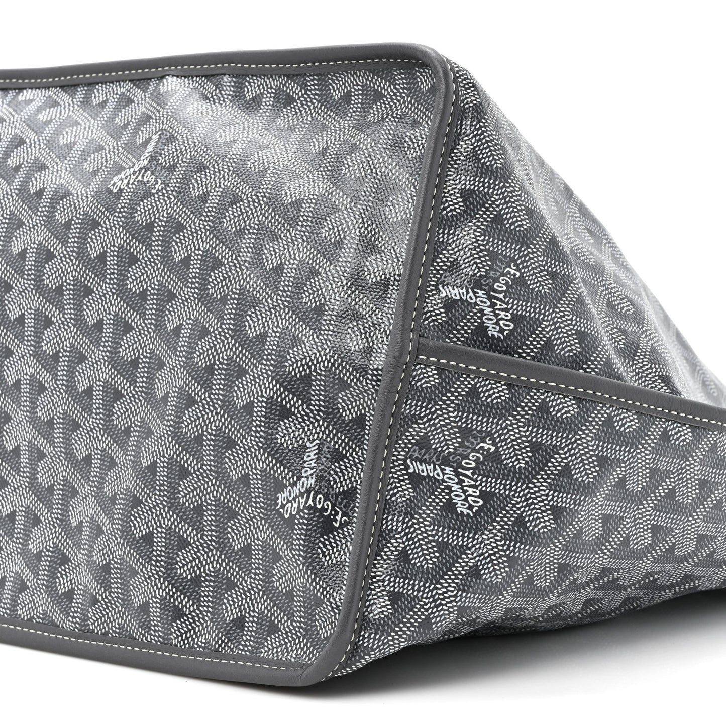 Goyardine Reversible Anjou GM Grey