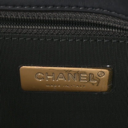 Chanel Lambskin Quilted Medium Chanel 19 Flap Dark Grey 6 of 10