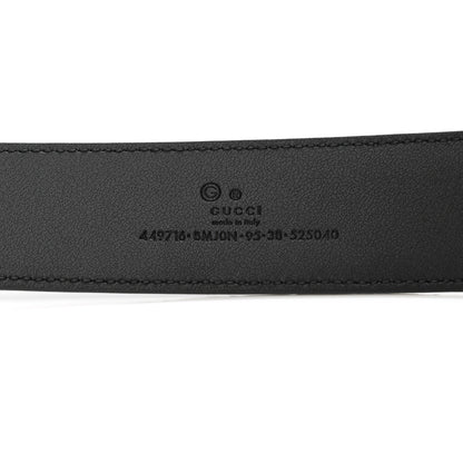 Gucci Rubber Guccissima Belt 95 38 Black 5 of 5