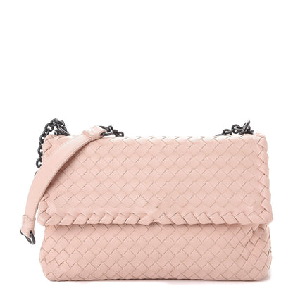 Bottega Veneta Nappa Intrecciato Small Olimpia Shoulder Bag Petale 1 of 9