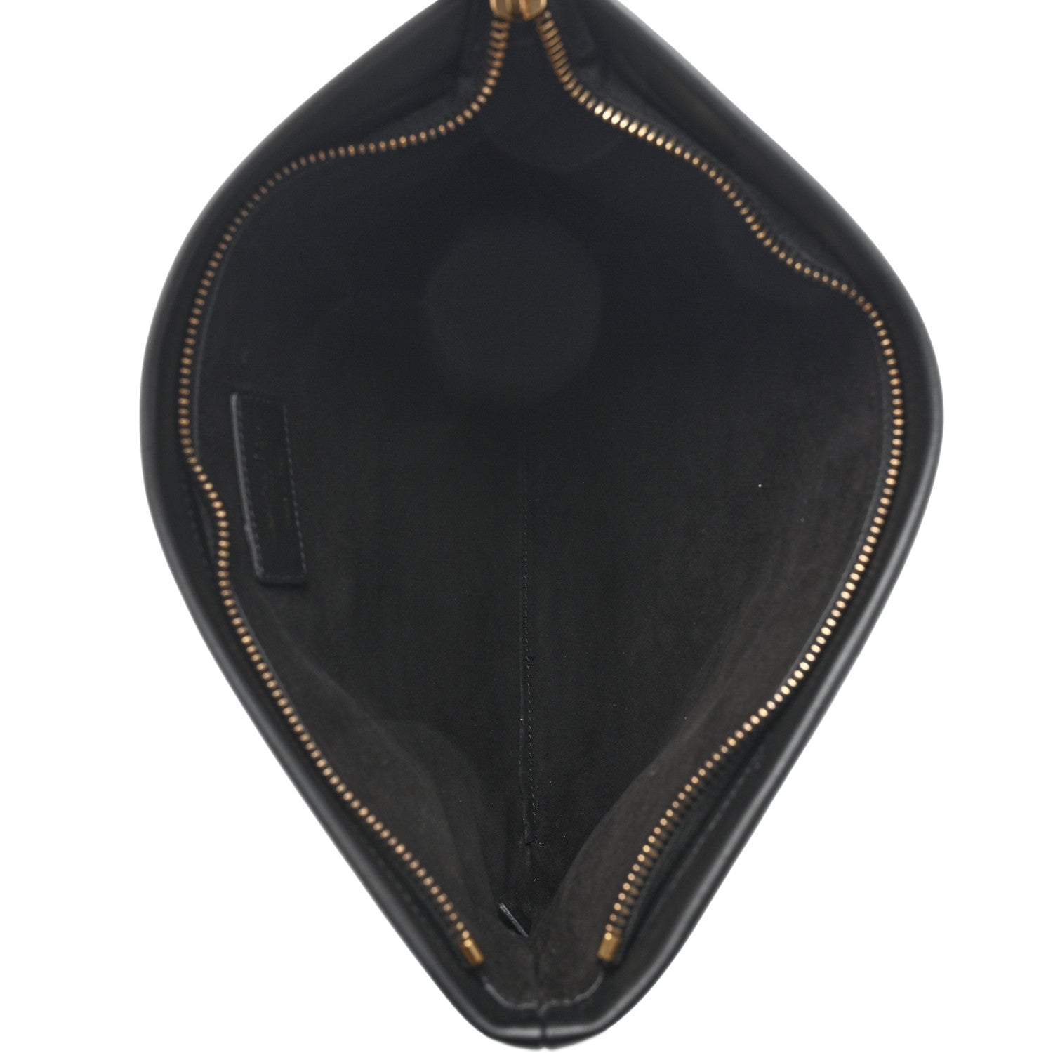 Christian Dior Calfskin Medium Diordouble Zip Pouch Black 5 of 9