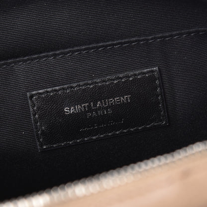 Saint Laurent Lambskin Monogram Small Lou Camera Bag Dark Beige 6 of 15