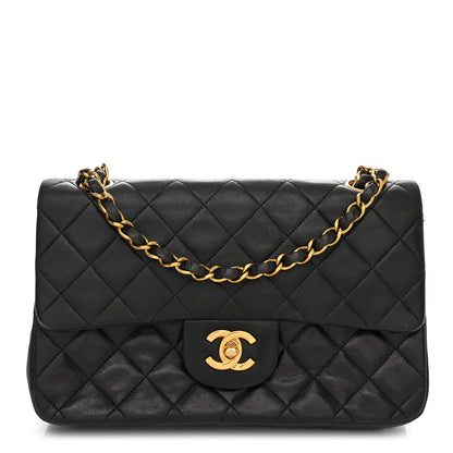 Chanel Lambskin Quilted Small Double Flap Black 1 of 13