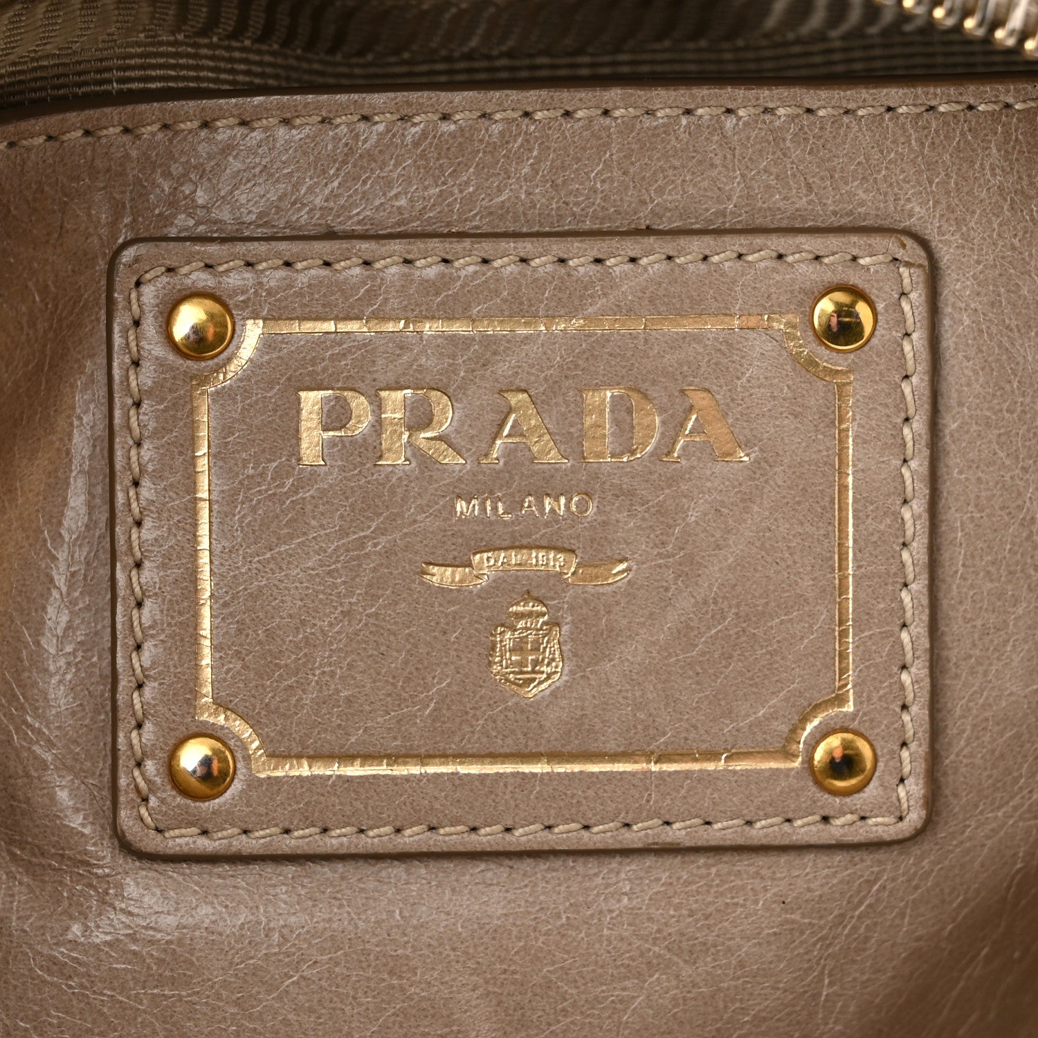 Prada Vitello Shine Shoulder Bag Cammeo 5 of 9