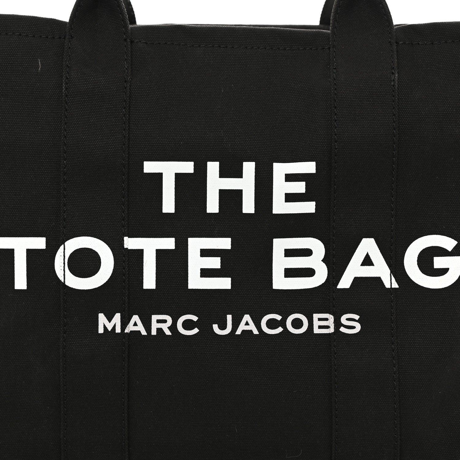 Marc Jacobs Cotton Canvas Large The Tote Bag Black 8 of 12