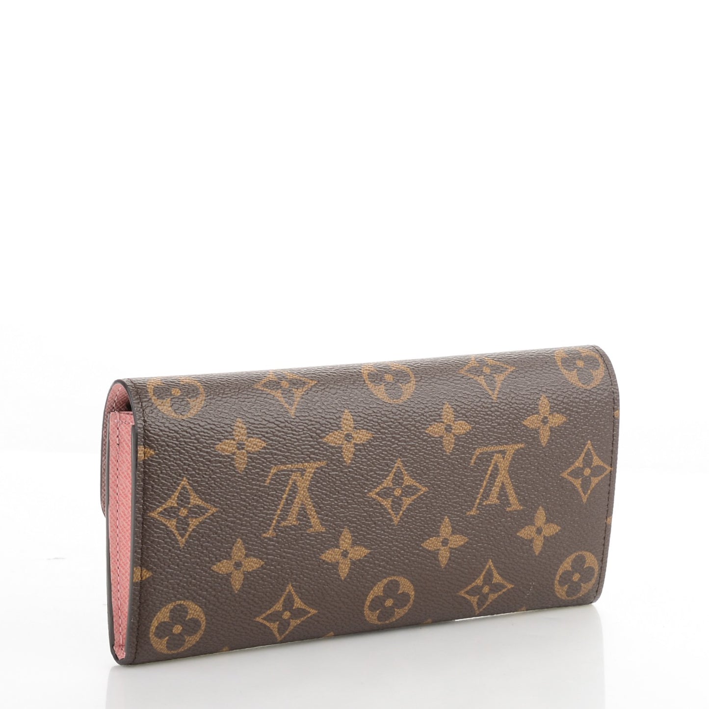 Monogram Emilie Wallet Rose Ballerine