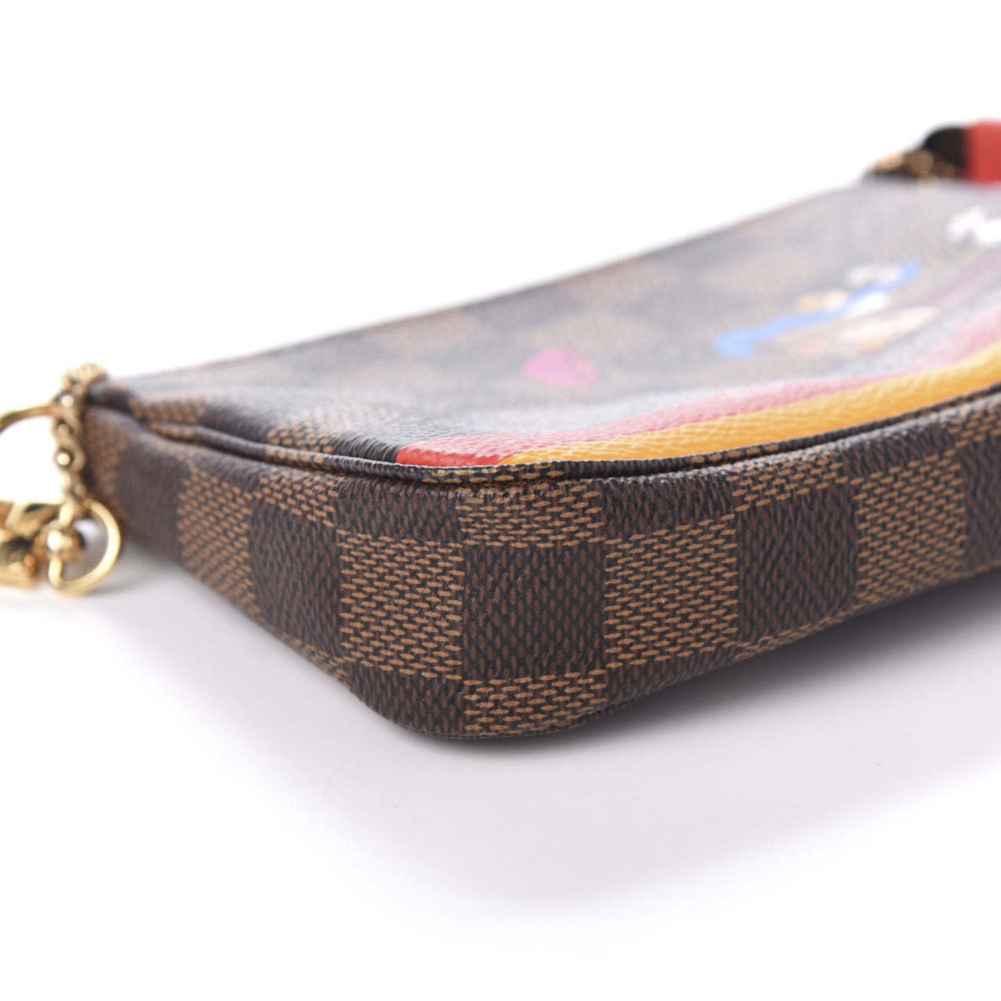 Damier Ebene 2015 Christmas Animation Mini Pochette Accessories