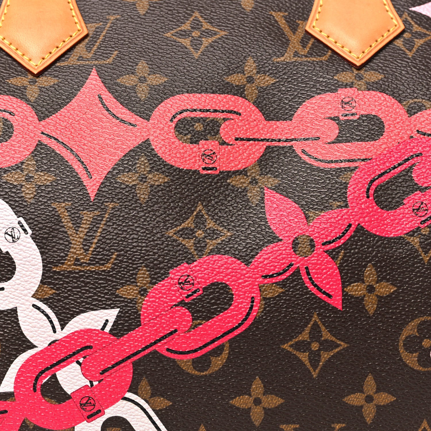 Louis Vuitton Monogram Roses Speedy 30 7 of 9