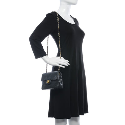 Chanel Lambskin Quilted Mini Square Flap Black 2 of 13