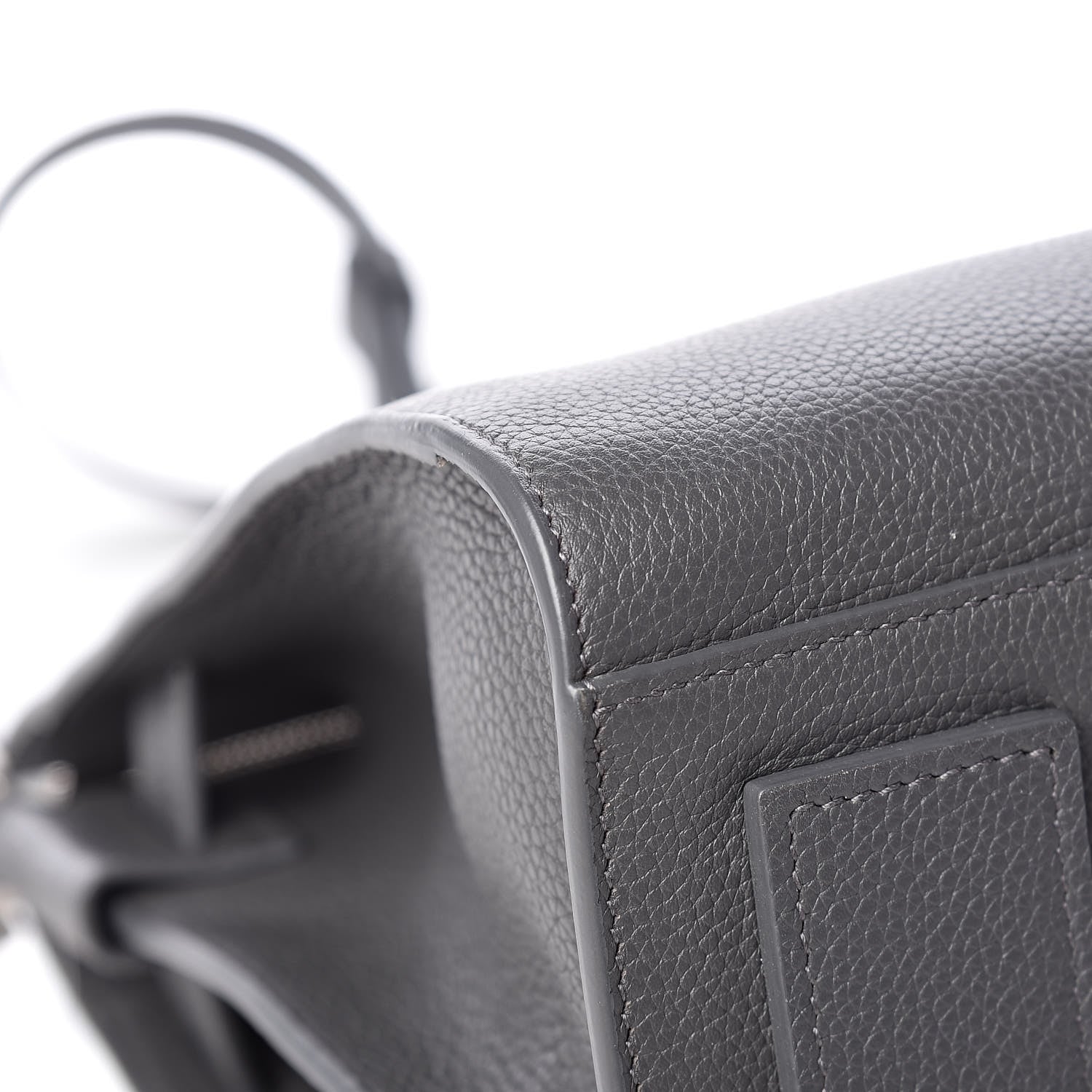 Saint Laurent Grained Calfskin Small Supple Sac De Jour Grey 11 of 15