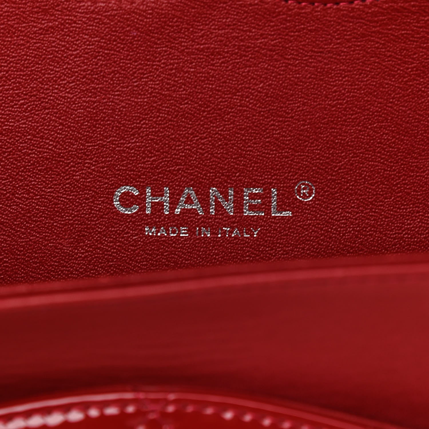 Chanel Patent Quilted Maxi Double Flap Red 6 of 11