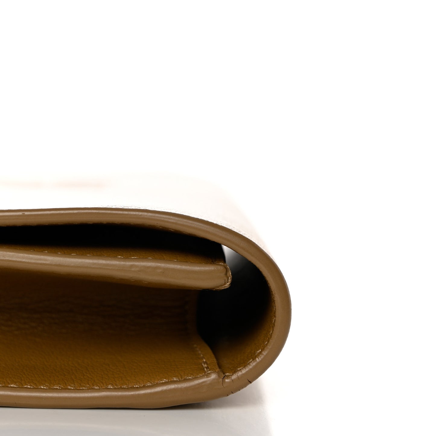 Calfskin Monogram Large Belle De Jour Clutch Beige