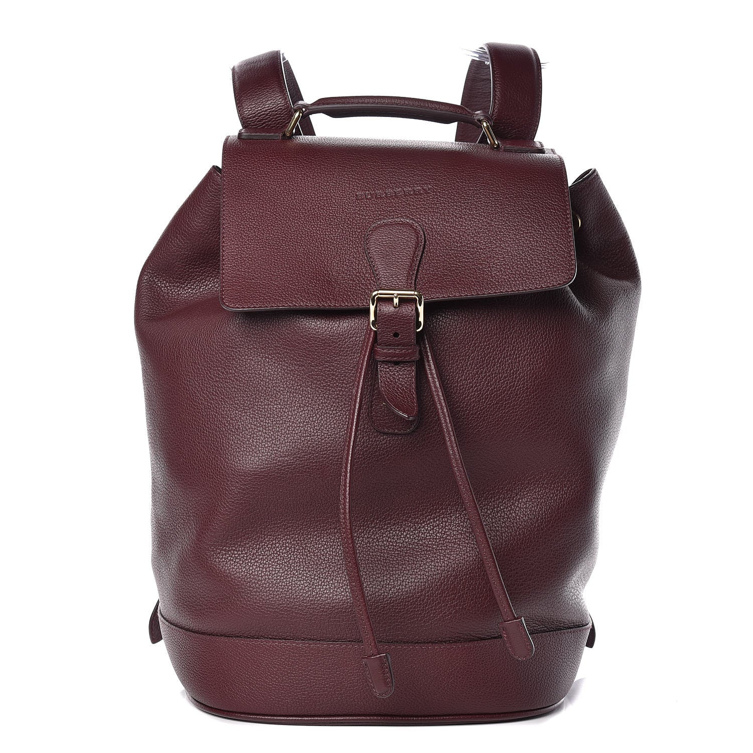 Burberry Grainy Calfskin Backpack Mahogany 1 of 10