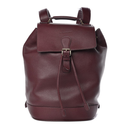 Burberry Grainy Calfskin Backpack Mahogany 1 of 10