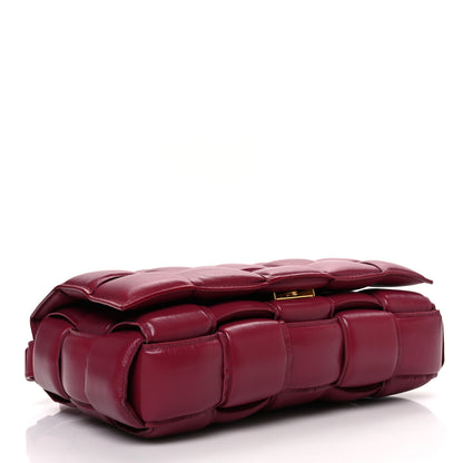 Bottega Veneta Nappa Maxi Intreccio Padded Cassette Crossbody Bag Dark Red 4 of 11