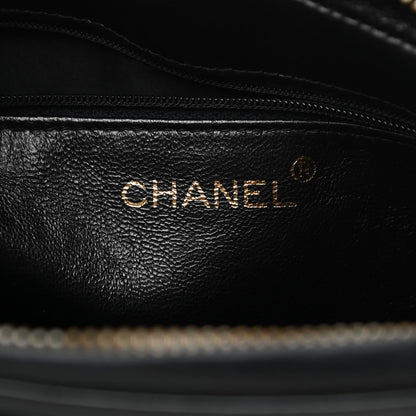 Chanel Patent Quilted Tassel Camera Case Black 6 of 14