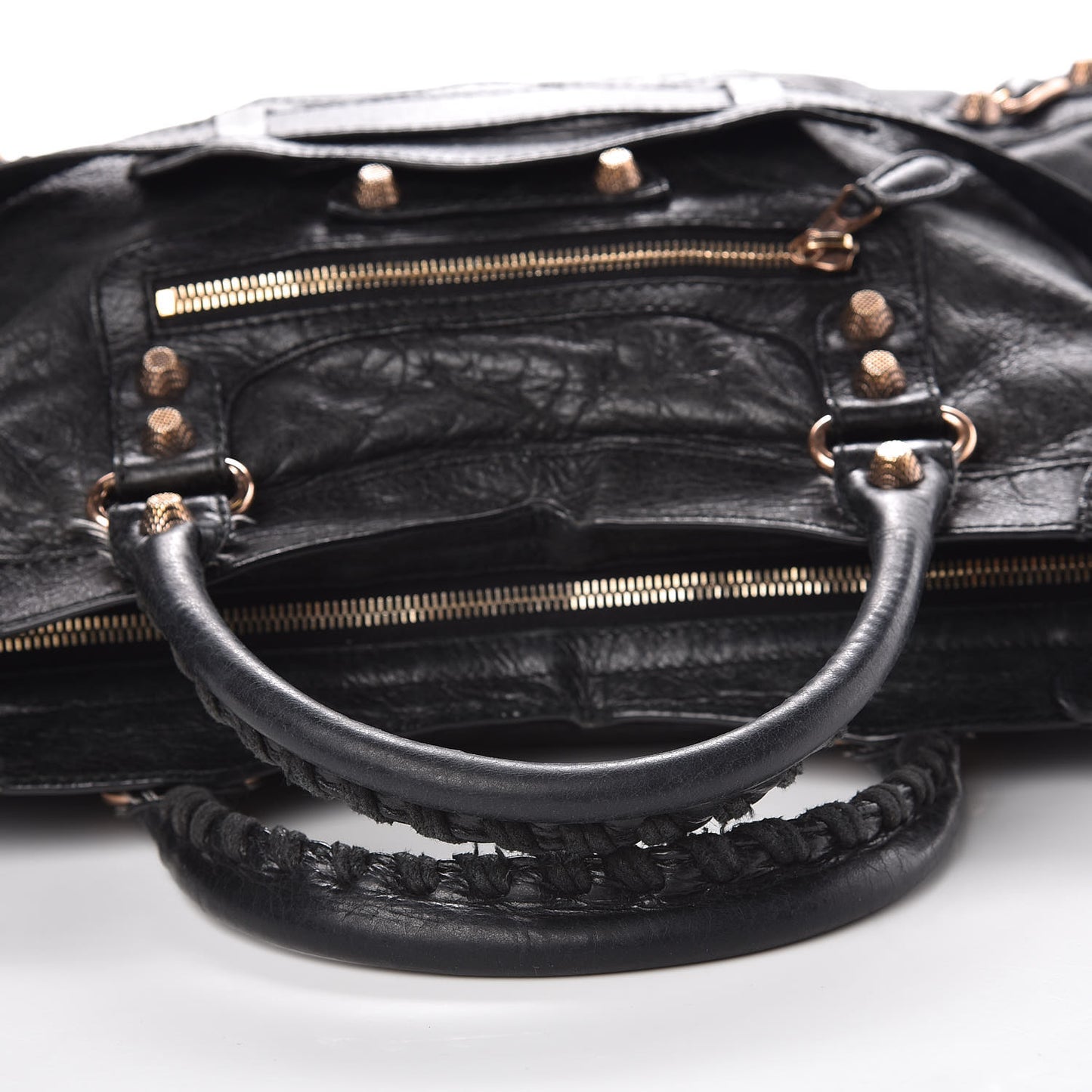 Agneau Giant 12 Rose Gold Hardware City Black