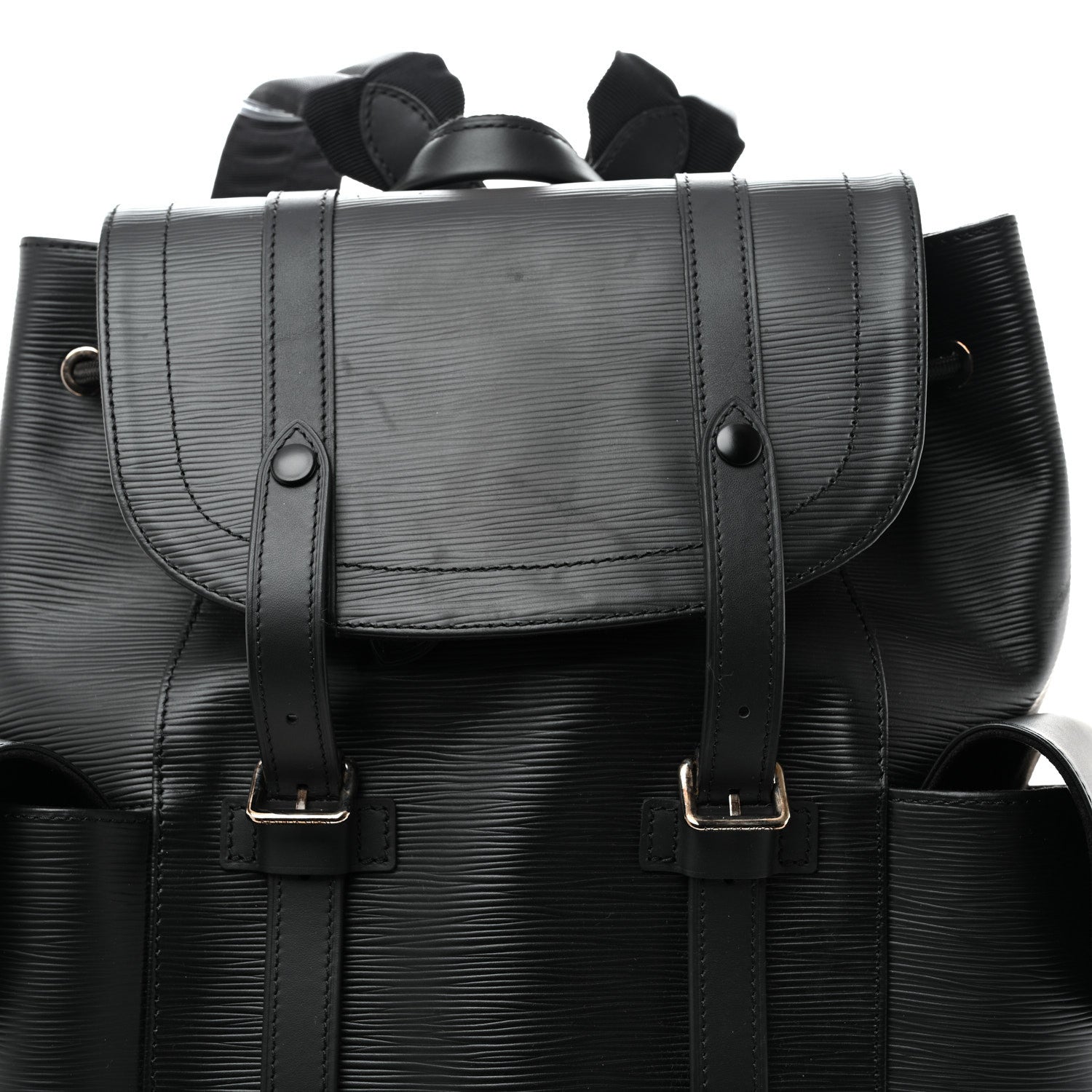Louis Vuitton Epi Christopher Backpack PM Black 7 of 12