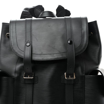 Louis Vuitton Epi Christopher Backpack PM Black 7 of 12
