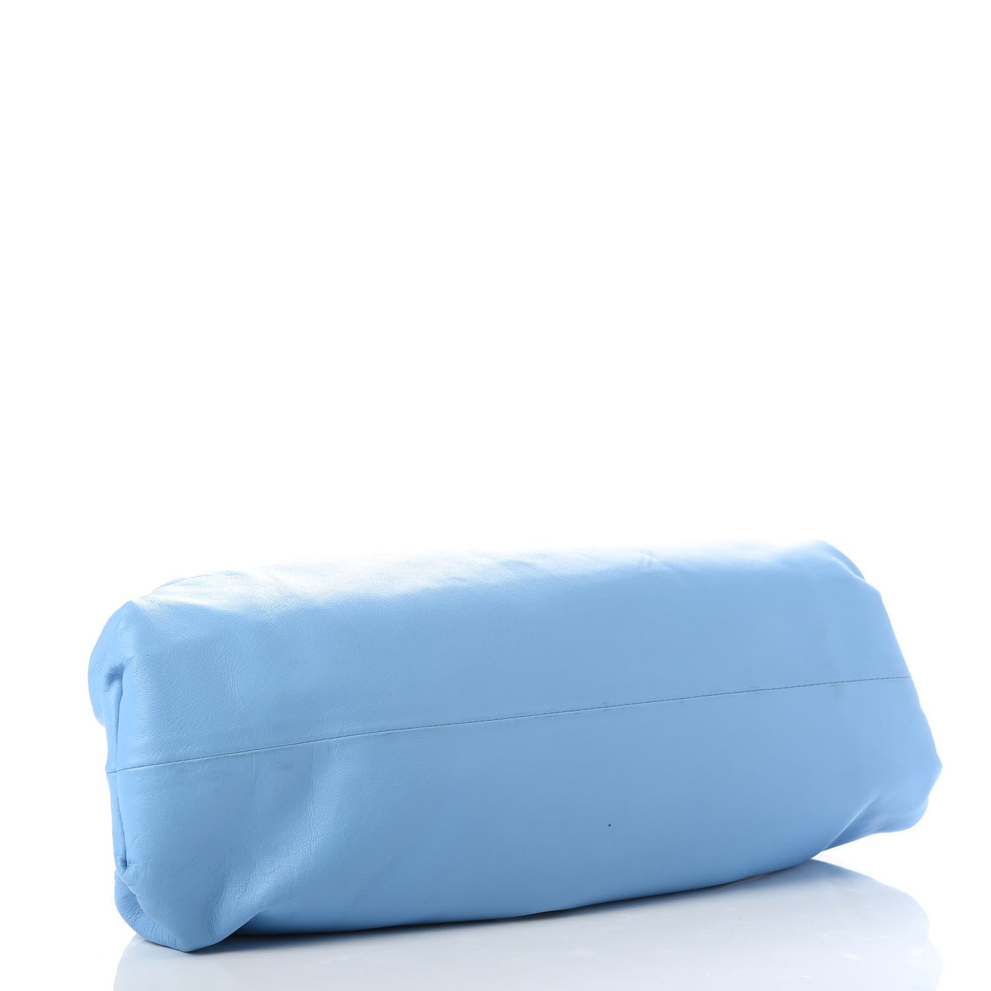Smooth Butter Calf The Pouch Oversized Clutch Sky Blue