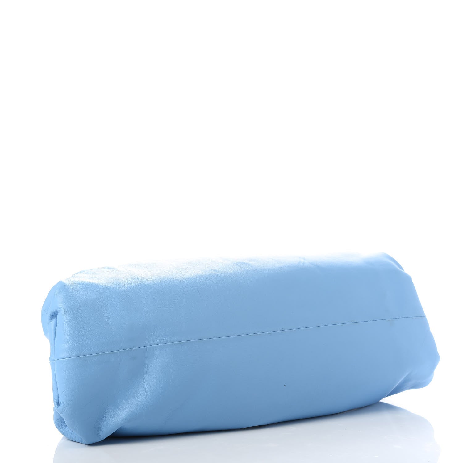 Bottega Veneta Smooth Butter Calf The Pouch Oversized Clutch Sky Blue 4 of 9