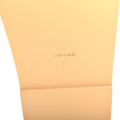 Chanel Braided Fabric Velcro Dad Sandals 39 Beige 9 of 12