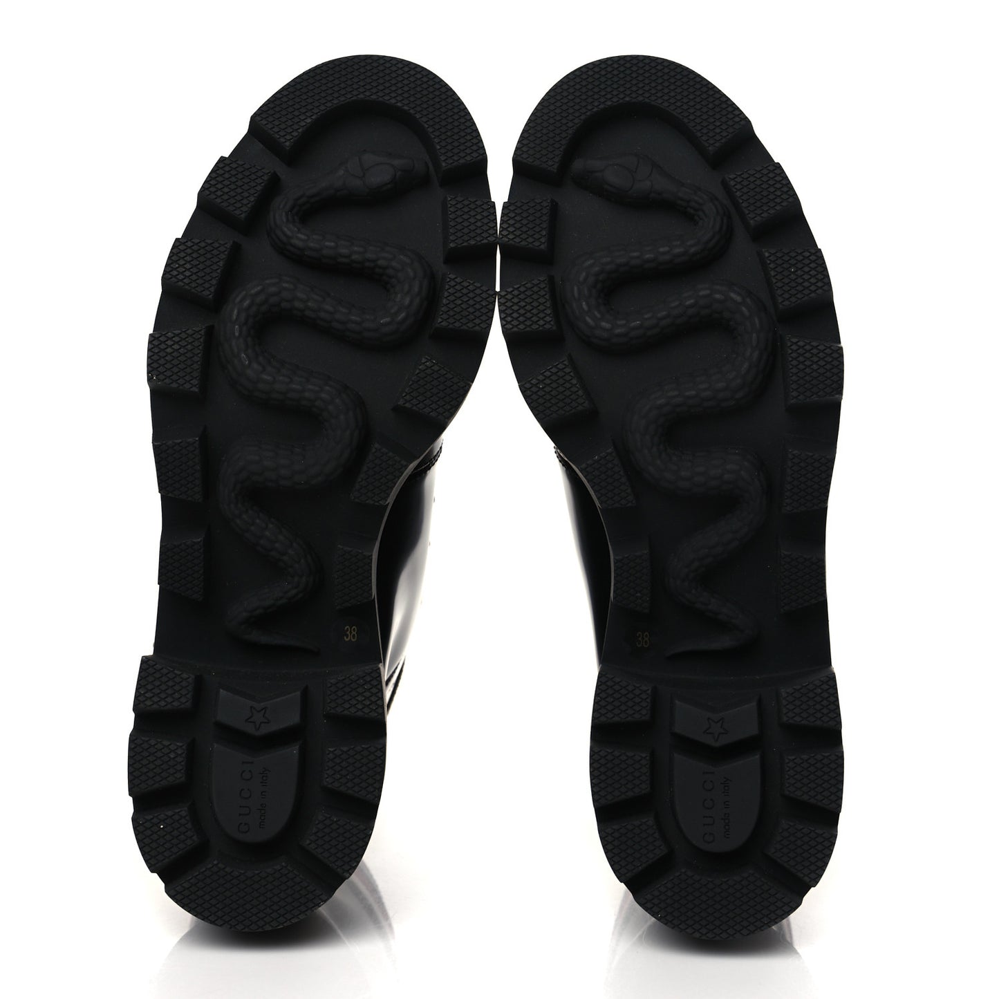 Calfskin Sylvie Web Womens Lace Up Combat Boots 38 Black