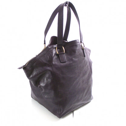 Saint Laurent Leather Downtown Tote Violet 3 of 11