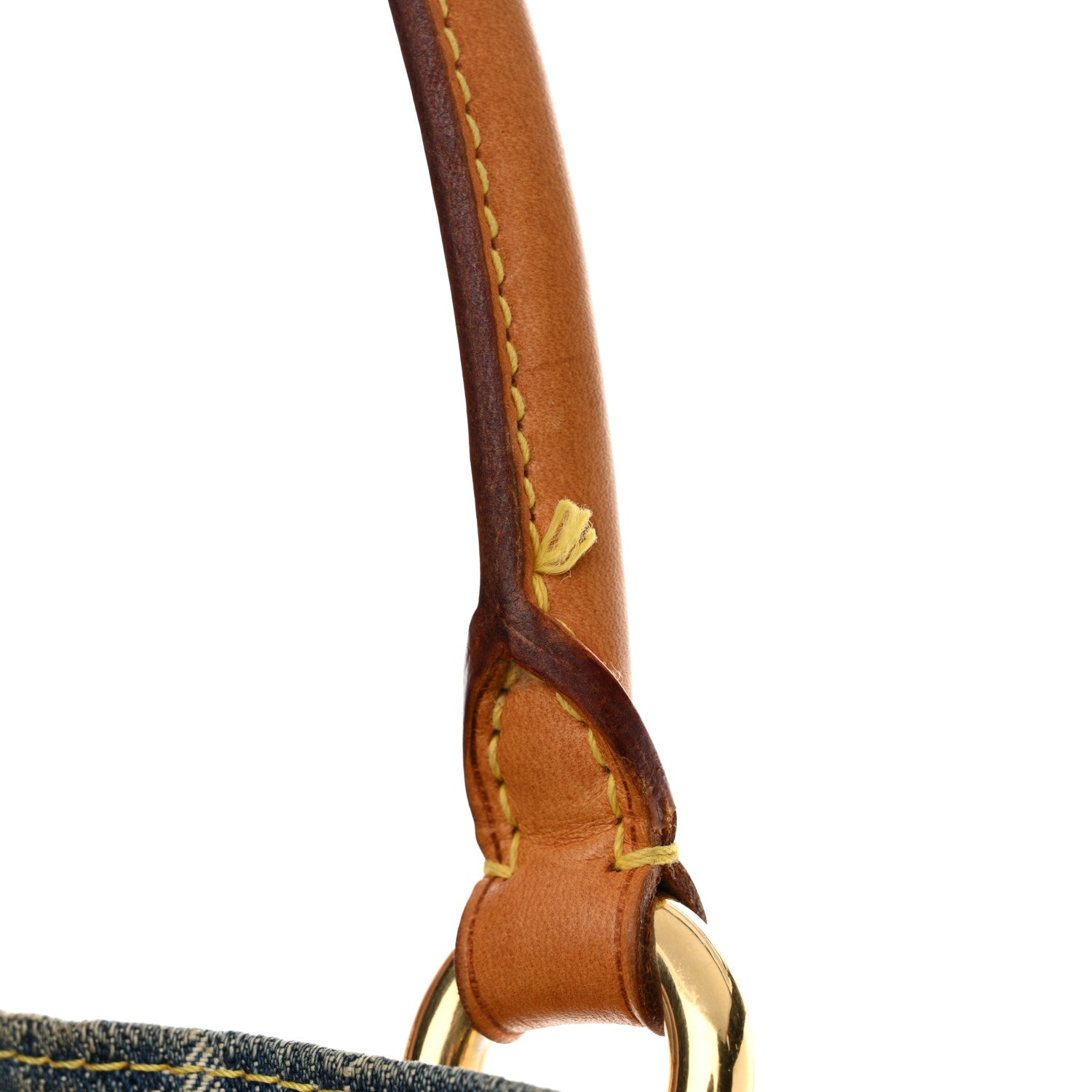 Louis Vuitton Monogram Denim Sac Plat Blue 13 of 16