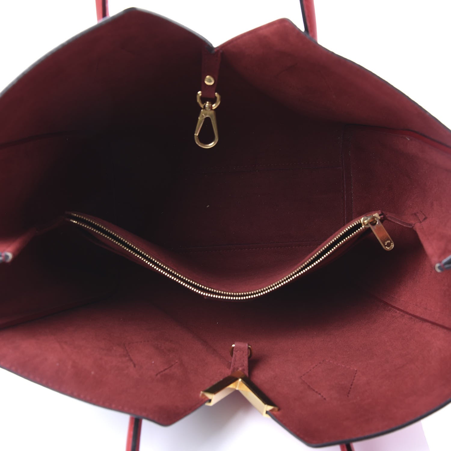 Louis Vuitton Calfskin Monogram Kimono Tote Cherry 4 of 11