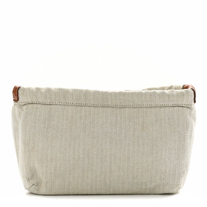 Hermes Canvas Barenia Fourbi 20 PM Pouch Naturel Fauve 1 of 9