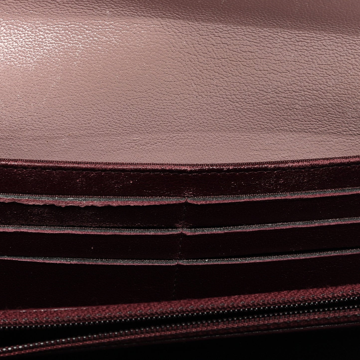 Sheepskin Quilted Mademoiselle Vintage Flap Wallet Pink