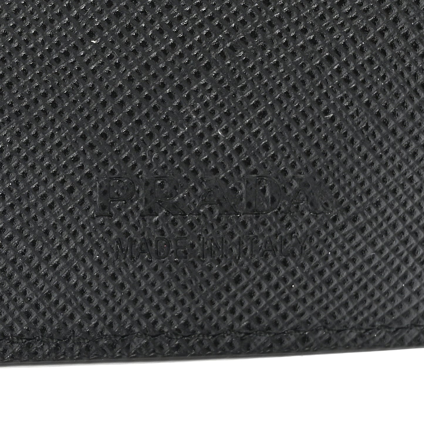 Saffiano Bi-Color Bi-Fold Wallet Grey Black