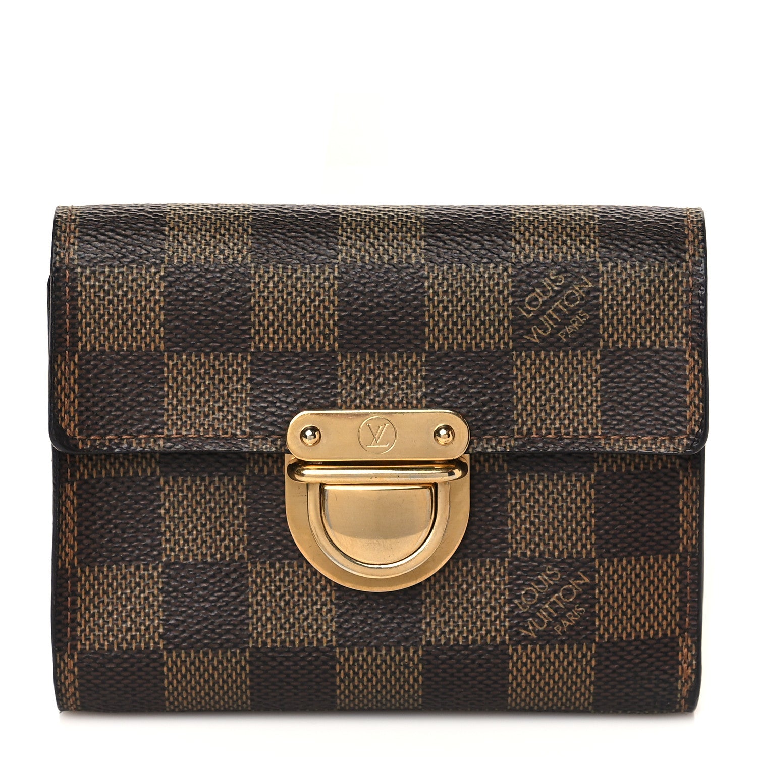 Louis Vuitton Damier Ebene Koala Compact Wallet 1 of 7