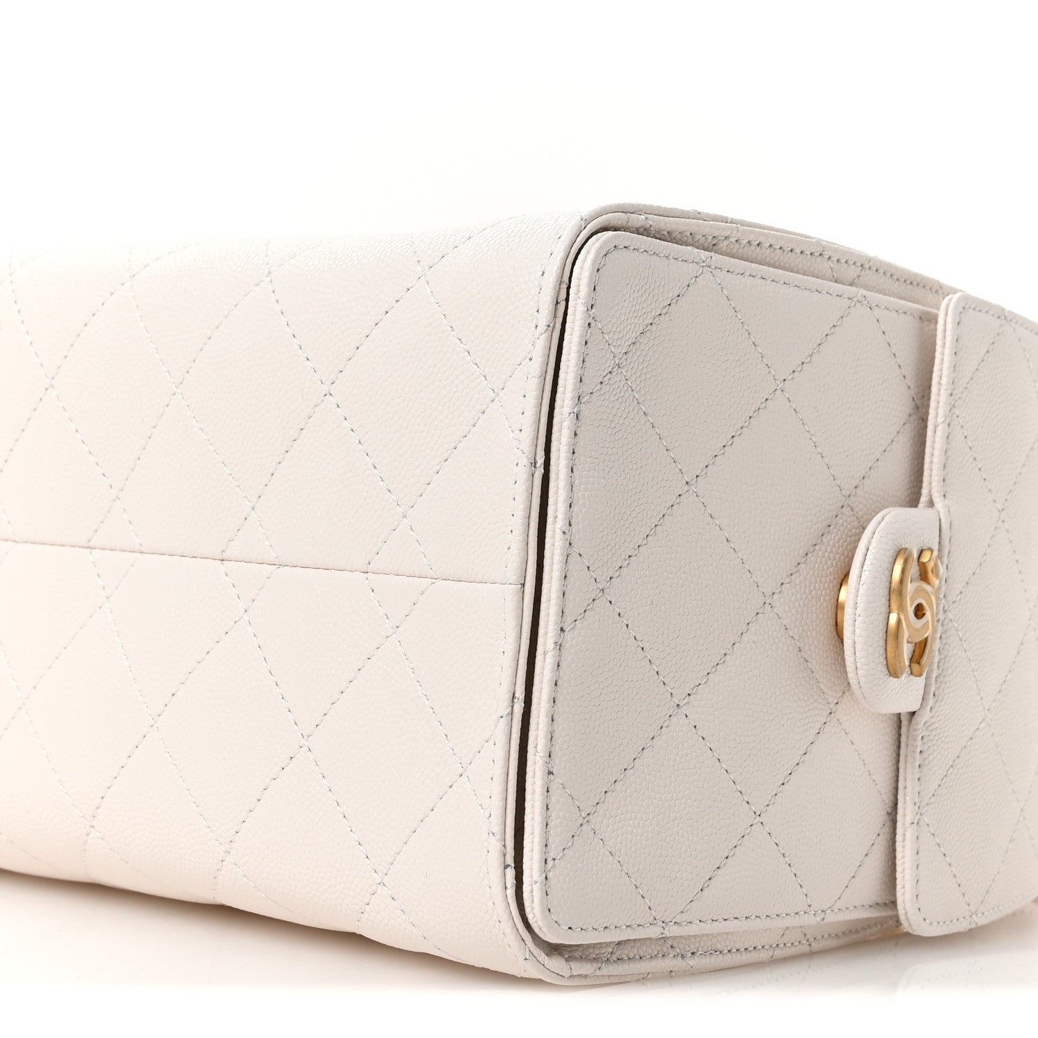 Chanel Caviar Quilted Small Chanel 25 Handbag White 10 of 11