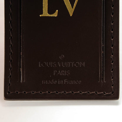 Louis Vuitton Calfskin Ebene Luggage Tag 3 of 3