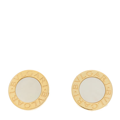 Bulgari 18K Yellow Gold Mother of Pearl BVLGARI BVLGARI Cufflinks 1 of 5