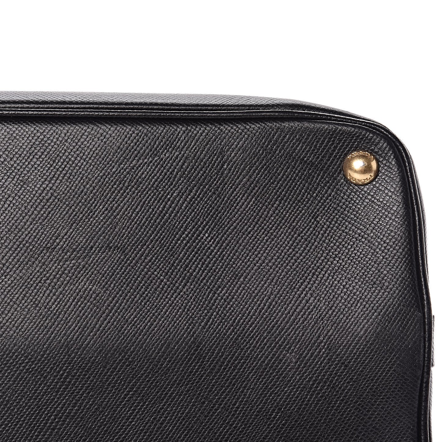 Saffiano Cuir Open Promenade Tote Black
