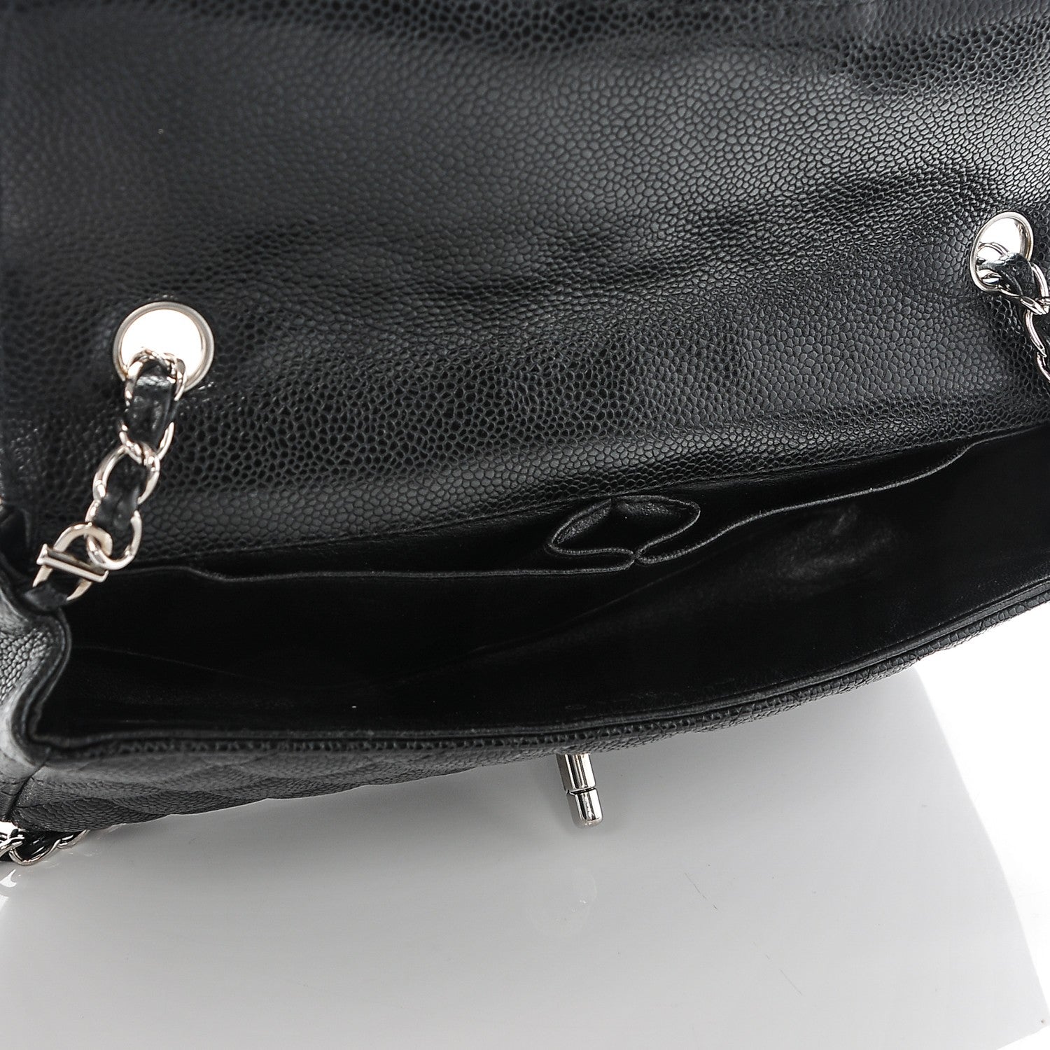 Chanel Caviar Quilted East West Flap Black 5 of 8