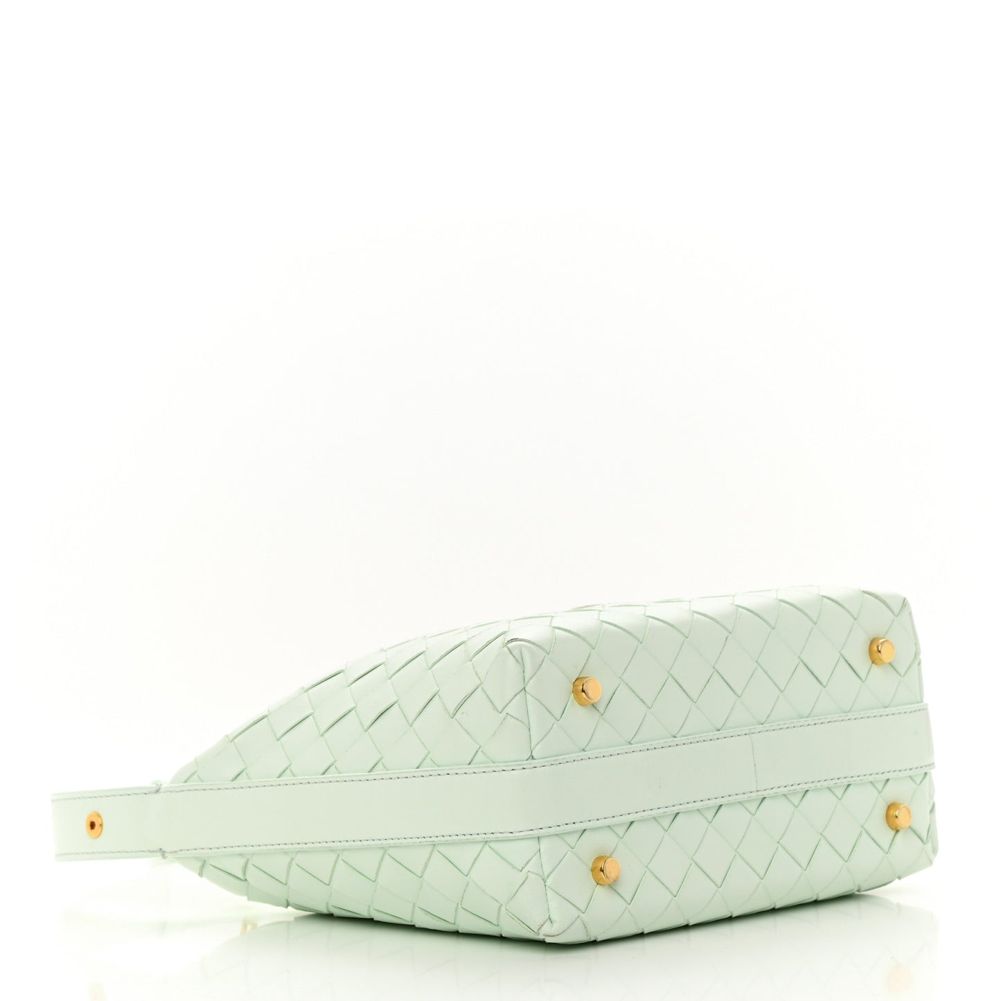 Nappa Intrecciato Wallace Shoulder Bag Glacier