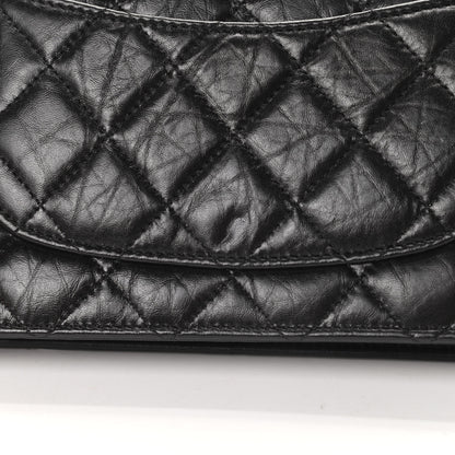 Chanel Aged Calfskin Quilted Reissue Wallet On Chain WOC Black 13 of 14