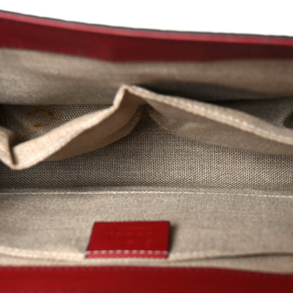 Gucci Microguccissima Medium Emily Chain Shoulder Bag Red 6 of 12