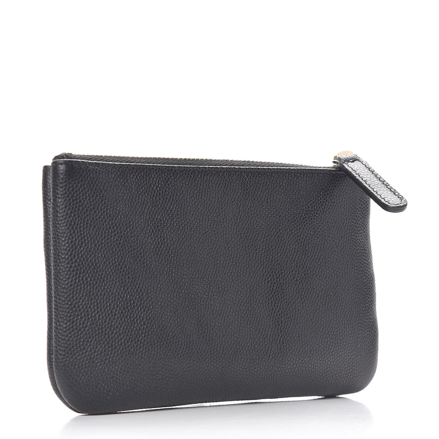 Caviar Studded Deauville Cosmetic Pouch Black