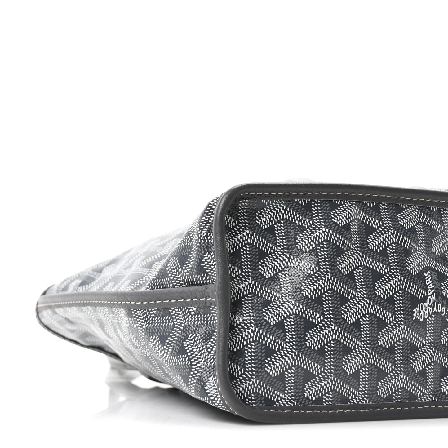 Goyardine Reversible Mini Anjou Grey