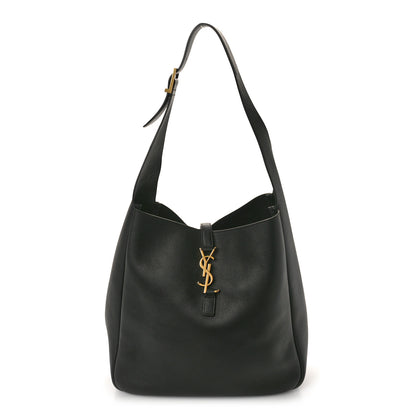 Saint Laurent Smooth Calfskin Large Le 5 A 7 Soft Hobo Black 1 of 11