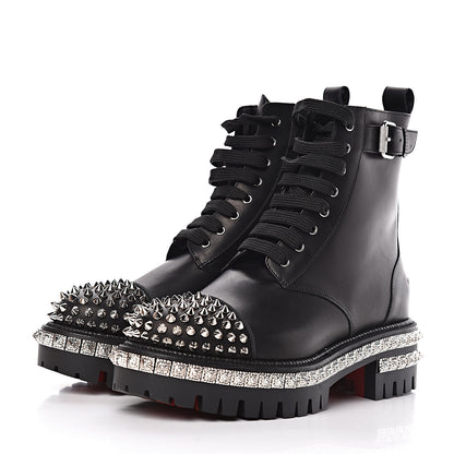 Christian Louboutin Calfskin King St Boots 37 Black 3 of 7