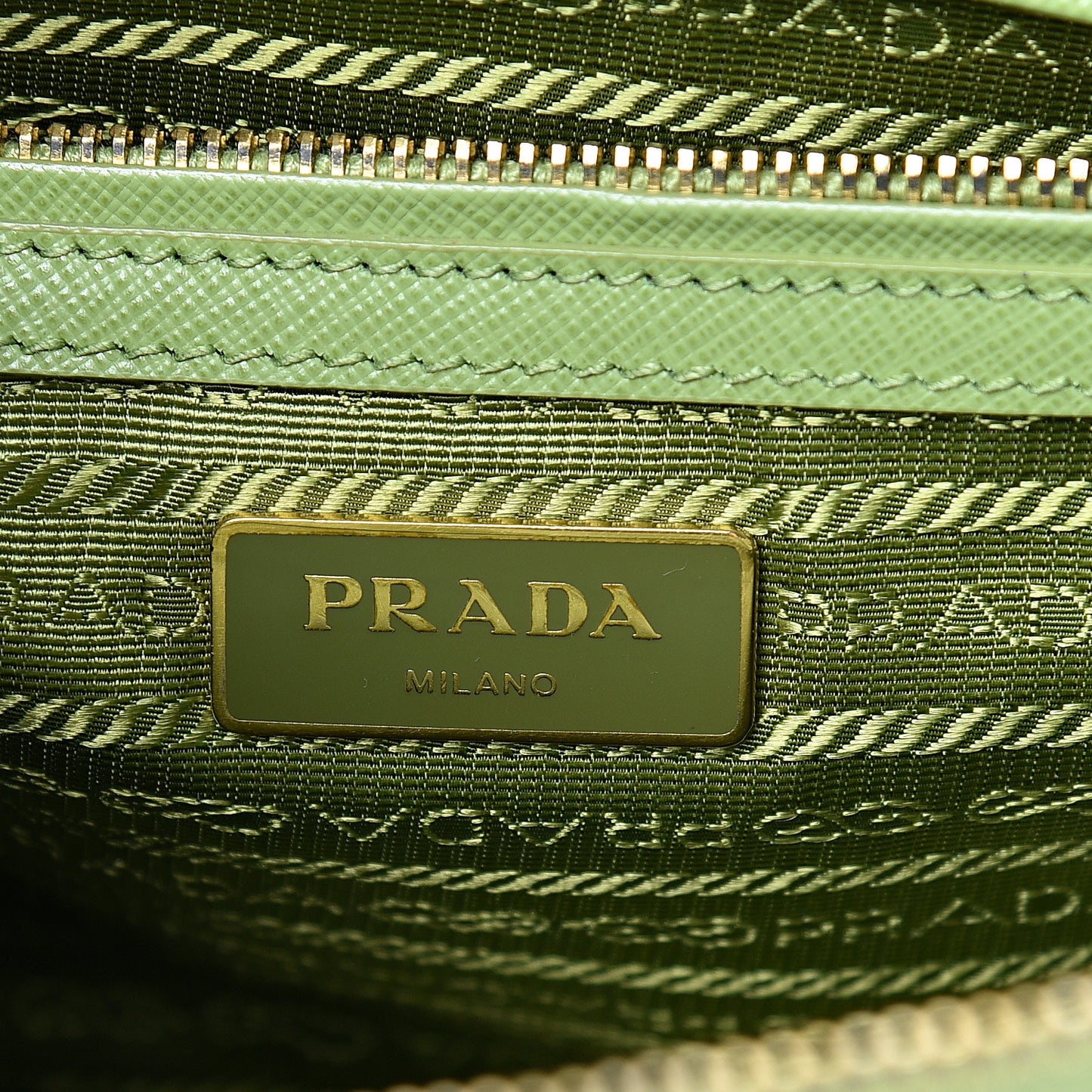 Saffiano Lux Mini Galleria Double Zip Tote Prato