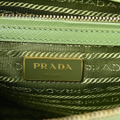 Prada Saffiano Lux Mini Galleria Double Zip Tote Prato 5 of 12