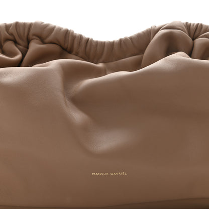 Mansur Gavriel Lambskin Cloud Clutch Biscotto 7 of 9