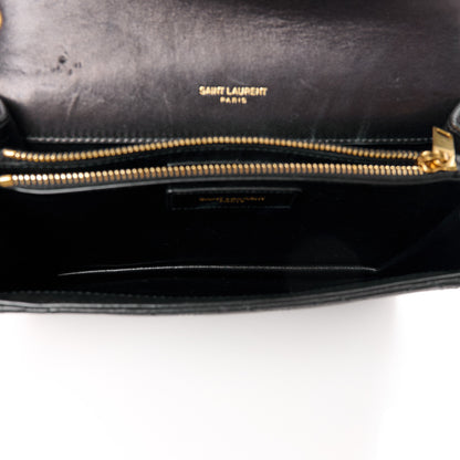 Saint Laurent Lambskin Quilted Mini Gaby Satchel Black 6 of 13